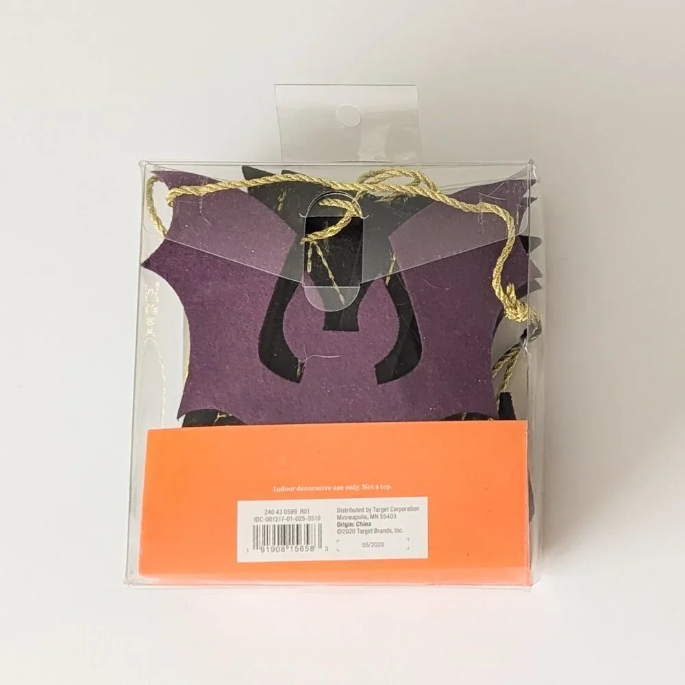 Felt Happy Halloween/Bats Banner - Hyde & EEK! Boutique™ BNWT